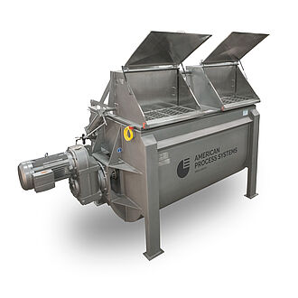 Sanitary horizontal blenders from American Process Systems 