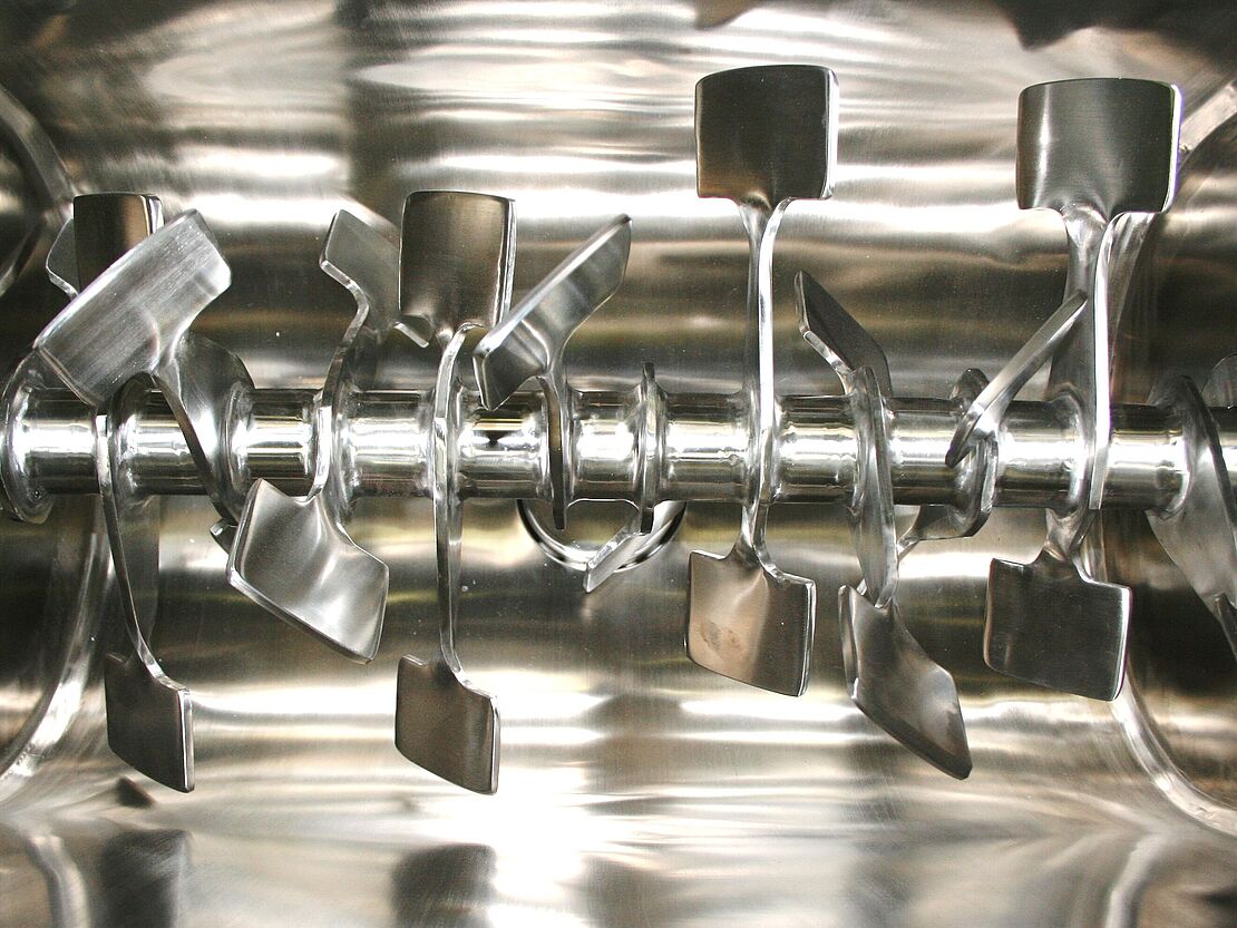 Fluidized paddle blender from APS Fluidizing paddle blender agitator from APS