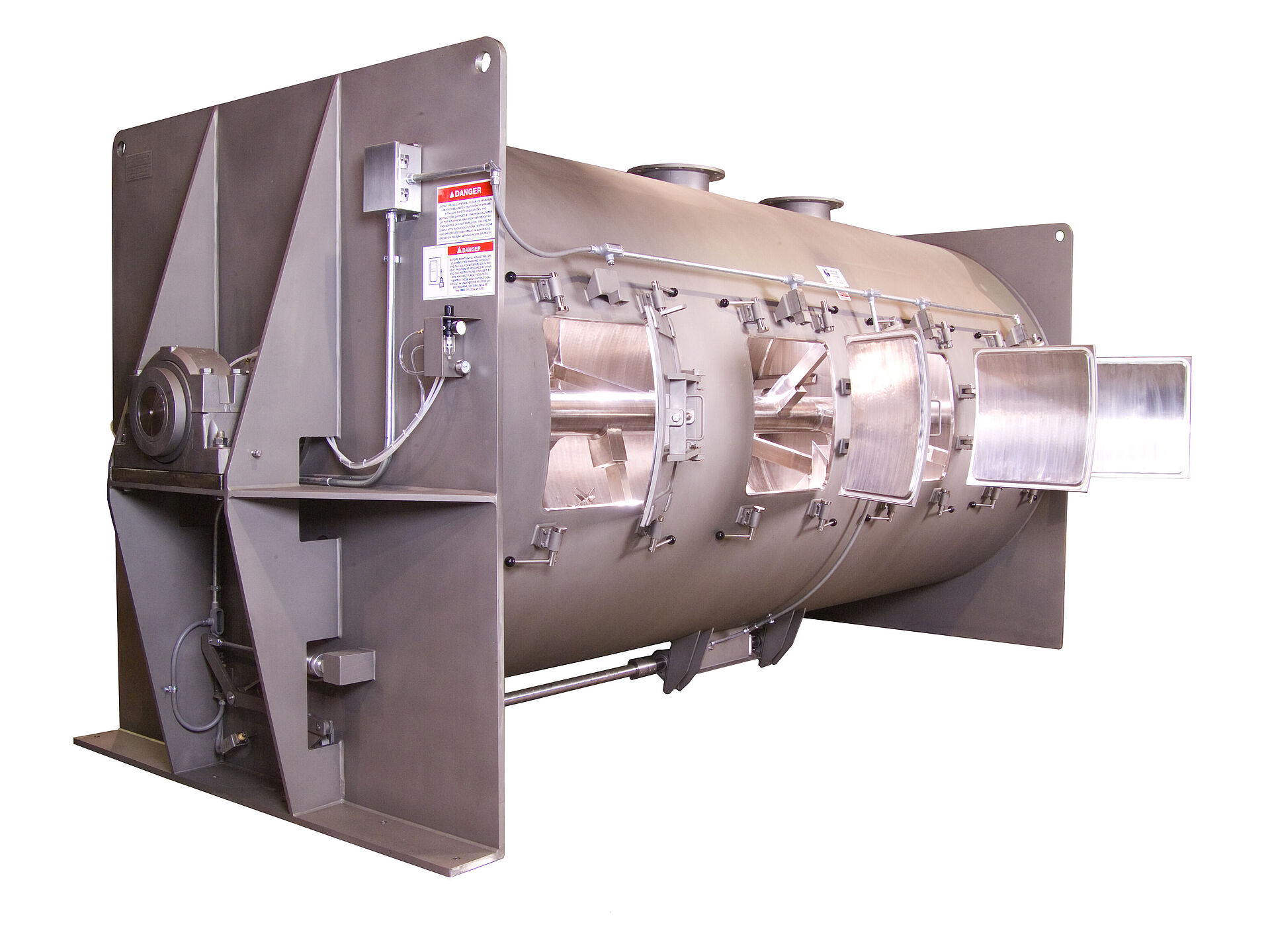 APS plow blender with access doors