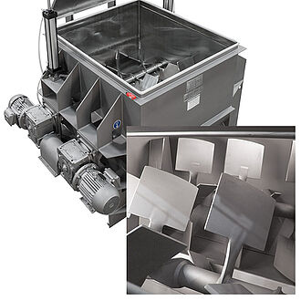 Fluidizing zone mixer from APS Fluidizing zone mixer from APS