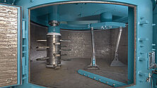 EIRICH mixer D23 Inside EIRICH mixer D23