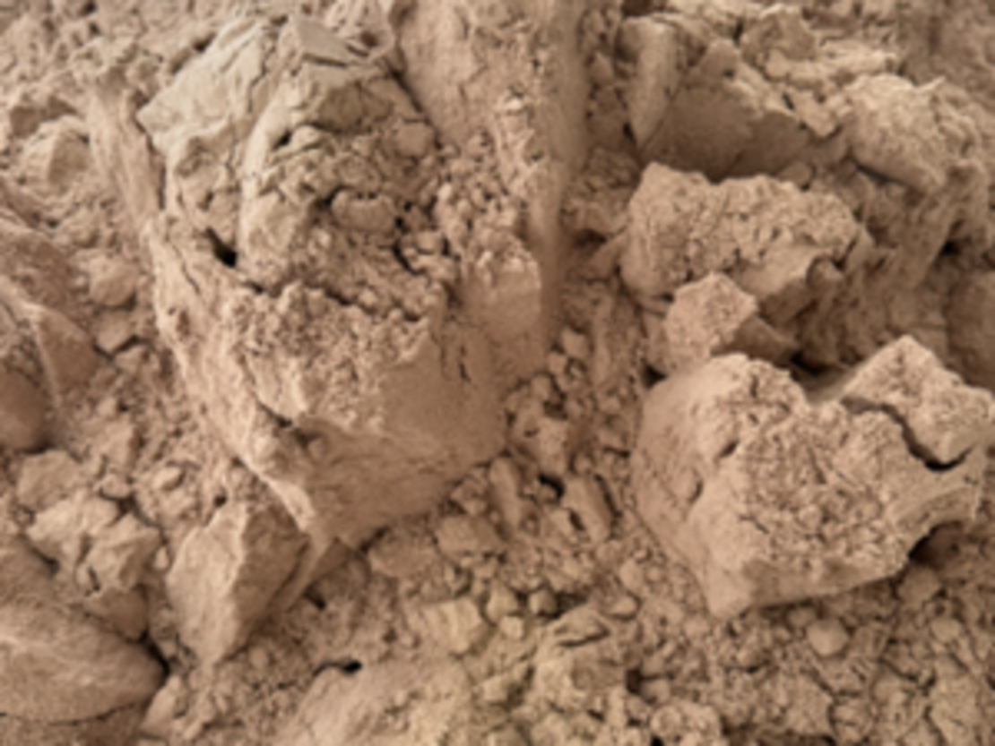 Whey protein powder in Eirich Machine's in-house test lab