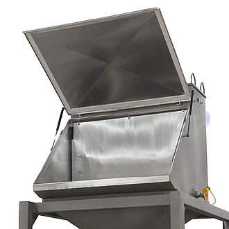 Bag dump station from APS