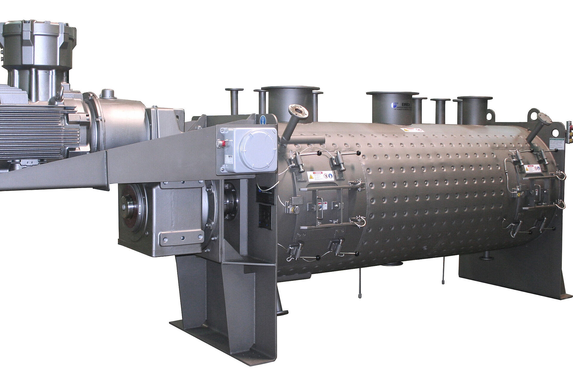 Jacketed cylindrical plow blender from APS