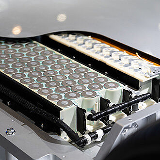 Lithium-ion battery in vehicle 