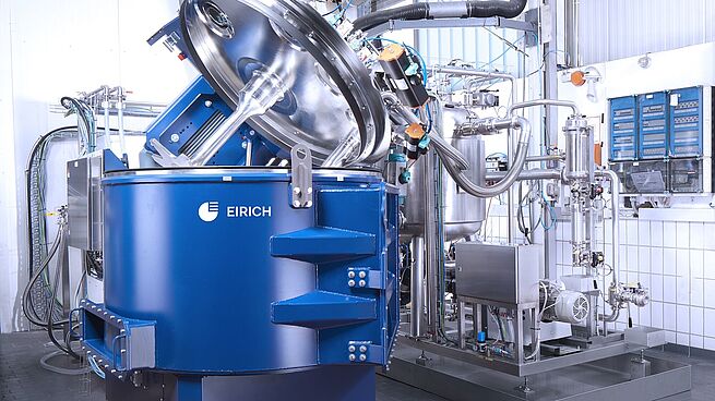 Eirich demonstrates competence in the preparation of dry electrodes